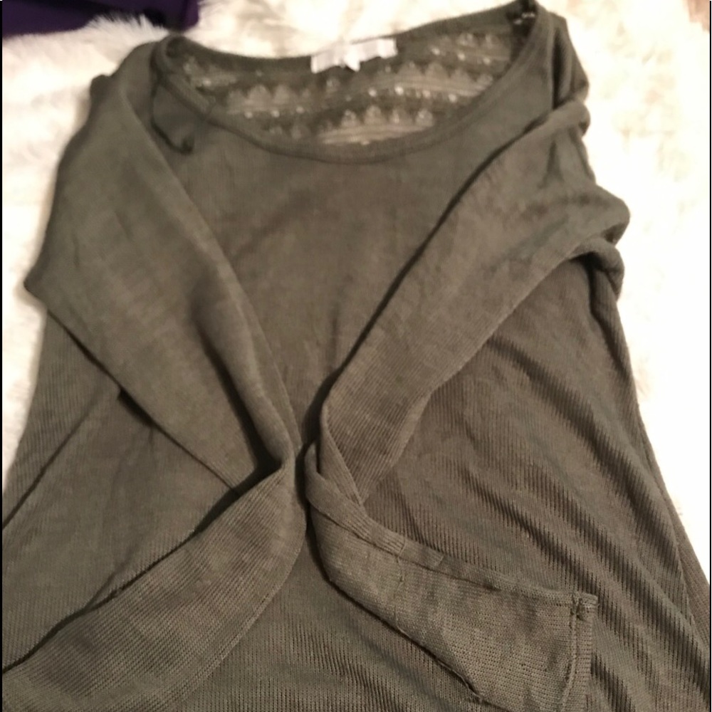 Green sweater